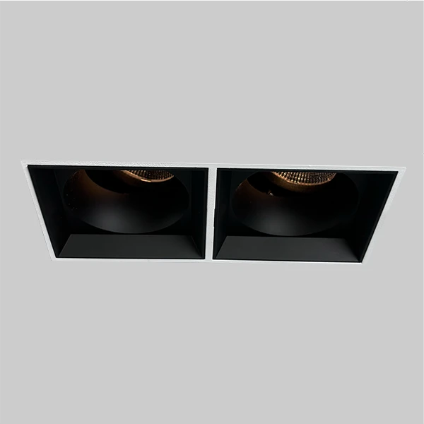 Adjustable Trimless Lighting , Dimmable Double Downlight , Soft Light Downlight Supplier | Sincerelux
